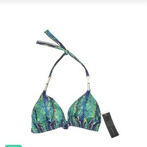 New in package multicolor purple green blue see photos extra large bathing suit